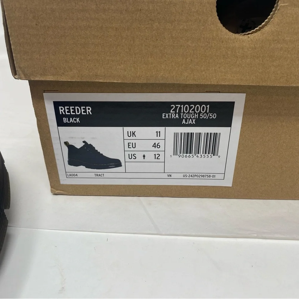 Dr Martens Reeder, Black, sz12